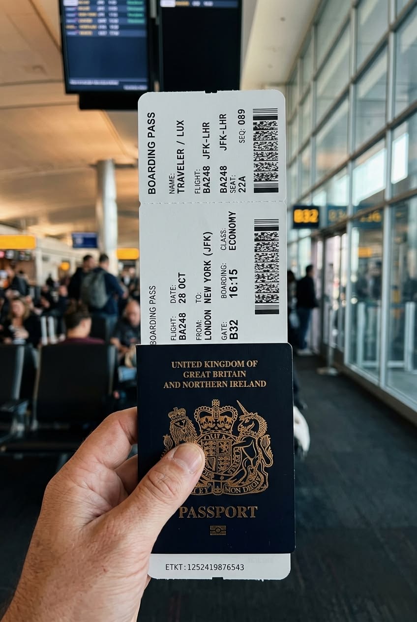 British Airways · JFK → LHR